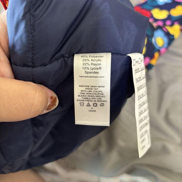 Hanna Anderrson Children's Floral Snow Bibs NWT - Picture 6 of 14